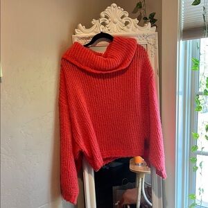Cozy Red Knit Sweater